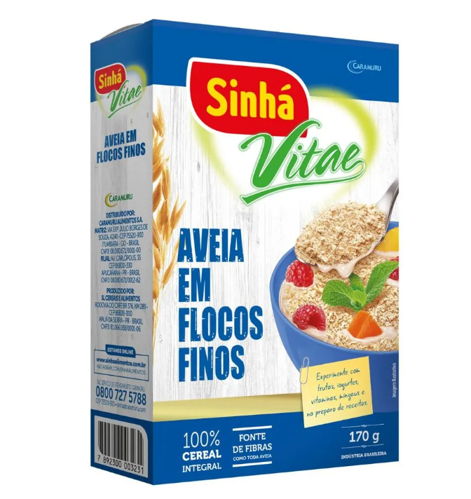 Aveia em Flocos Fino Sinha