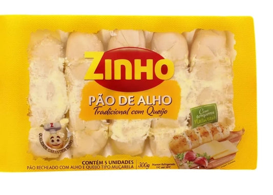 Pão de Alho Tradicional Zinho com queijo 5 un